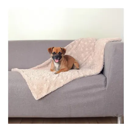 Килимок Trixie Cosy для собак, плюшевий, 100х70 см (бежевий): додаткове фото 2