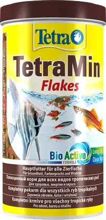 Корм Tetra Min Flakes для акваріумних рибок, 200 г (пластівці)