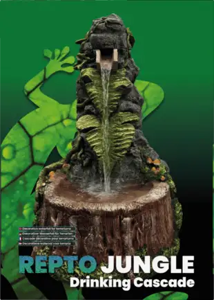 REPTO JUNGLE DRINKING CASCADE (R3100159) поїлка-водоспад для рептилій: додаткове фото 3