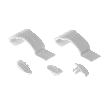 Ferplast KIT CLIP(3)+CLIP DUNA(2) WHITE Набір гачків і затискачів