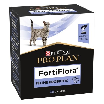 Пробіотик PRO PLAN FortiFlora для дорослих котів та кошенят для підтримання нормальної міклофлори шлунково-кишкового тракту 30х1 г — Фото 1