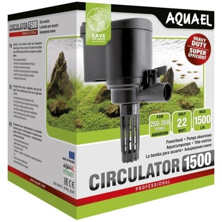 Фільтр Aquael внутрішній для акваріума Circulator помпа 1500 л/год на 250-350 л