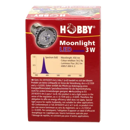 Нічна лампа LED для тераріумів Hobby Moonlight LED 3 W (37595): додаткове фото 7
