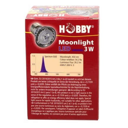 Нічна лампа LED для тераріумів Hobby Moonlight LED 3 W (37595) — Фото 6