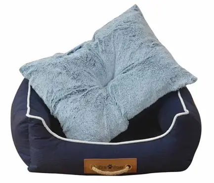 АnimAll Лежак Nena М з ручкою-мотузкою DARK BLUE (52X41X16)
