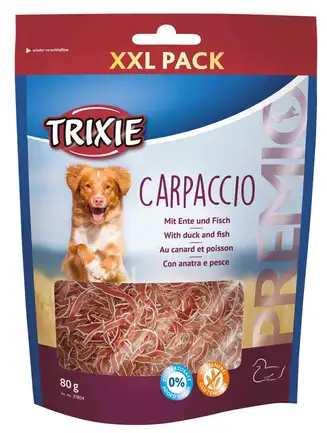 Ласощі Trixie Premio Carpaccio для собак, качка та риба, 80 г
