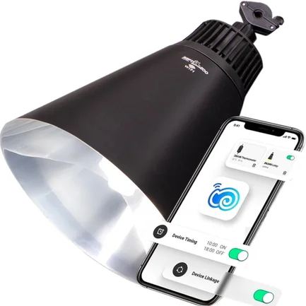 Світильник глибокий рефлекторний з Wi-Fi Repti-Zoo Smart Wi-Fi Deep Lamp L 150W (ZRL02LB): додаткове фото 3