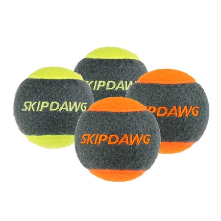 Іграшка для Собак Тенісний М'яч з Пищалкою SKIPDAWG 4 шт 6,4 см M: додаткове фото 4