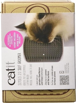 Іграшка-пуходерка Catit Senses Self Groomer 2.0 для кота, з котячою мятою (пластик) — Фото 6