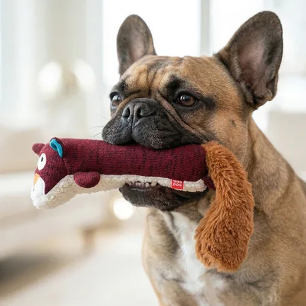 Іграшка для собак WAUDOG Fun Plush Білка, трикотаж, Ш 5 см, Д 18 см, M: додаткове фото 4