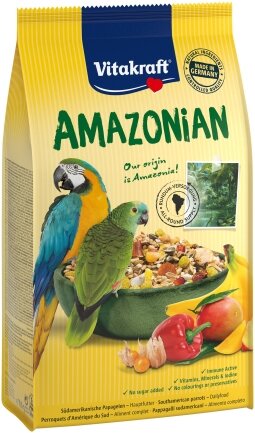 Корм Vitakraft Amazonian для великих амазонських папуг, 750 г