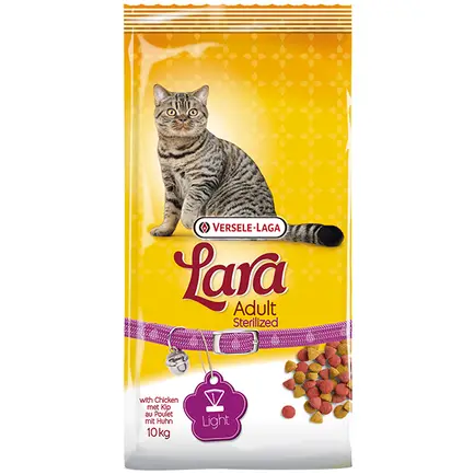 Lara Adult Sterilized ЛАРА СТЕРІЛАЙЗИД сухий преміум корм для кастрованих котів та стерилізованих кішок 10 кг