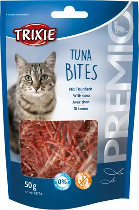 Ласощі Trixie Premio Tuna Bites для котів, курка та риба, 50 г