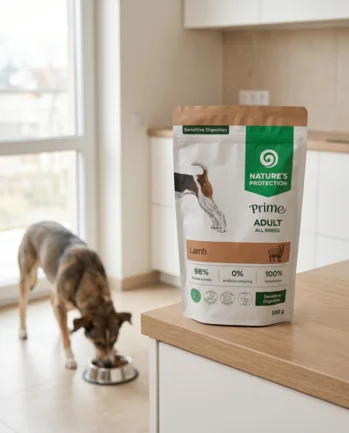 Nature's Protection Prime Sensitive Digestion Adult Dogs Lamb Вологий корм для собак з чутливим травленням з ягням, 500 г: додаткове фото 6