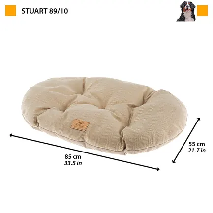 Ferplast STUART 89/10 CUS BEIGE М'яке місце д/тварин: додаткове фото 2