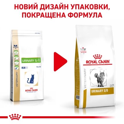 Дієтичний сухий корм Royal Canin URINARY S/O CAT для котів 1,5 кг — Фото 1