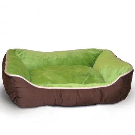 K&H Self-Warming Lounge Sleeper самозігрівальний лежак для собак і котів Кавовий - зелений