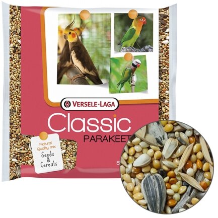 Versele-Laga Classic Big Parakeet ВЕРСЕЛЕ-ЛАГА КЛАСІК СЕРЕДНІЙ ПАПУГА зернова суміш, корм для середніх папуг 0,5 кг