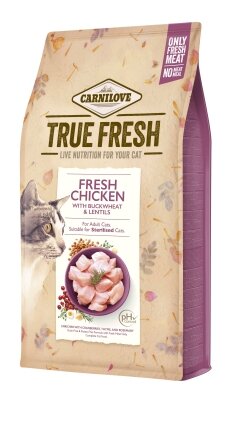 Сухий корм Carnilove True Fresh Cat для для дорослих котів, з куркою, 1,8 кг