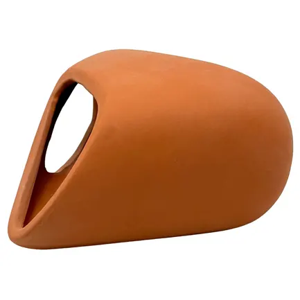 Декорація Hobby Wave Cave 2 red 17x16x8,5 см - керамічне укриття для риб і креветок в акваріумі (41659): додаткове фото 6