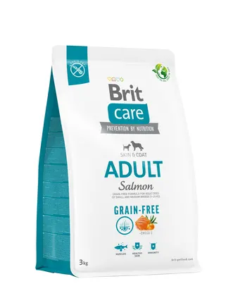 Сухий корм Brit Care Dog Grain-free Adult для собак малих і середніх порід, беззерновий з лососем, 3 кг