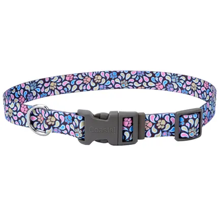 Coastal Pet Attire Styles КОСТАЛ СТАЙЛС нашийник для собак, 1х12-30см Cпеціальна лапа коричневий