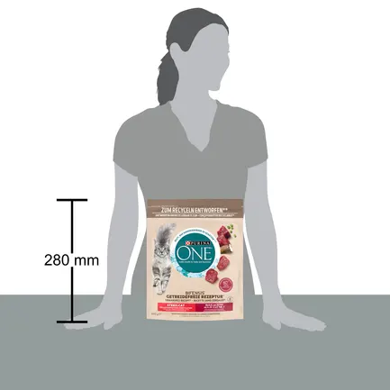 Сухий корм PURINA ONE Grain Free (Грейн Фрі) беззерновий для дорослих котів після стерилізації комплекс Bifensis з яловичиною 600 г: додаткове фото 4