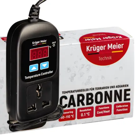 Термостат електронний Kruger Meier Carbonne 1500Вт.: додаткове фото 3
