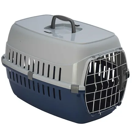 Moderna РОУД-РАННЕР 2 переноска для собак з метал. дверима IATA, 58Х35Х37 см Чорничний