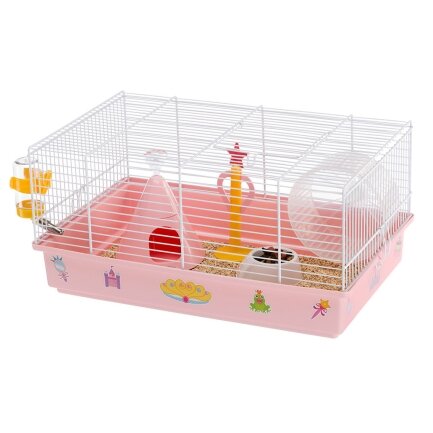 Ferplast CAGE CRICETI 9 PRINCESS WH(x1) Клітка для хом&#039;яків з декором