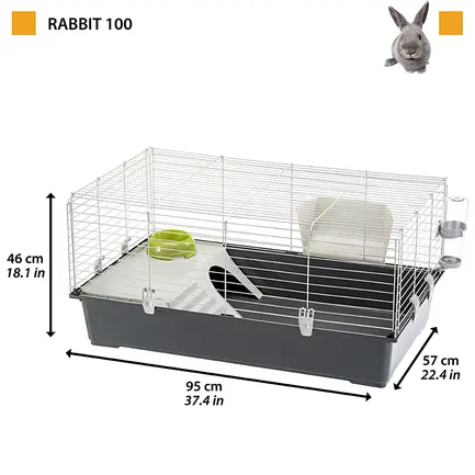 Ferplast CAGE RABBIT 100 (*1) Клітка для кролів: додаткове фото 2