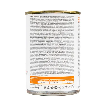 Вологий корм Brit Mono Protein Turkey для собак, з індичкою, 400 г: додаткове фото 4