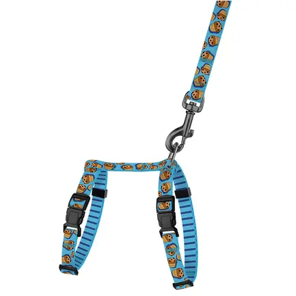 Шлея з Повідцем для Котів та Дрібних Собак BronzeDog Urban Fruits Кекси 2XS: додаткове фото 2