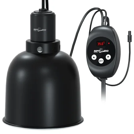 Світильник з глибоким рефлектором і термостатом Repti-Zoo RL04DTC 100W, з функцією dimming для тераріуму: додаткове фото 5