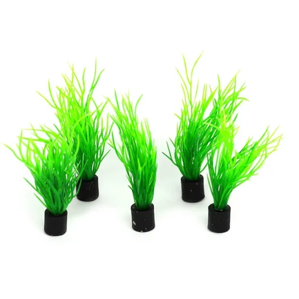 Штучна рослина, набір Hobby Lilaeopsis mini 1,5x1,5x7см 5шт. (51546): додаткове фото 2