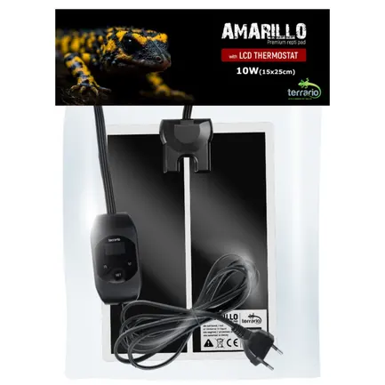 Нагрівальний мат з термостатом Terrario Amarillo 10W 20x30см: додаткове фото 2