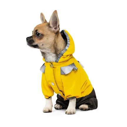 Дощовик Pet Fashion «Elsa» для дівчаток, розмір S, жовтий (лімітована серія): додаткове фото 2