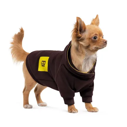 Толстовка Pet Fashion «Megan» для дівчинки, розмір XS, шоколадна: додаткове фото 3