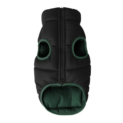 Курточка для собак WAUDOG Re-clothes двостороння, M50, A 45-50, B 76-78, C 55-60, смарагдовий: додаткове фото 5