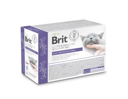 Корм вологий для котів Brit GF VetDiet Gastrointestinal з ягням, 12 x 85 г