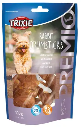 Ласощі Trixie Premio Rabbit Drumsticks для собак, з кроликом 100 г, 8 шт/упак