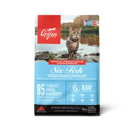 ORIJEN 6 FISH CAT&KITTEN 340G (x30 new)