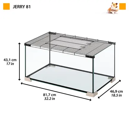 Ferplast CAGE бокс для гризунів, скло: додаткове фото 2