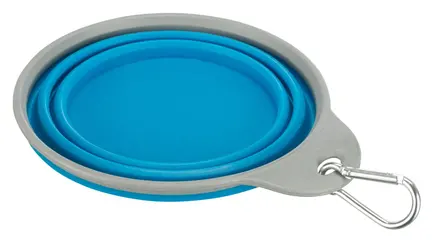 Миска Trixie для собак, дорожня з ободком, 1 л, d:18 см (гума): додаткове фото 3