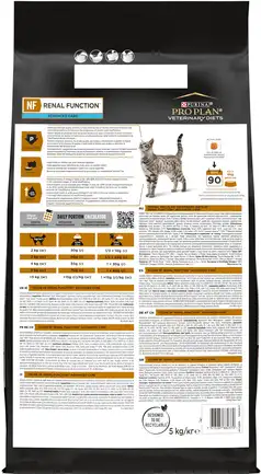 Сухий дієтичний корм PRO PLAN VETERINARY DIETS NF Renal Function Advanced Care для дорослих котів для підтримання функції нирок при хронічній хворобі нирок 5 кг: додаткове фото 4