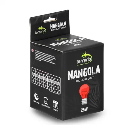 Інфрачервона нагрівальна лампа Terrario Nangola Red Night Light 25W (TR-NANGOLA-25W): додаткове фото 4