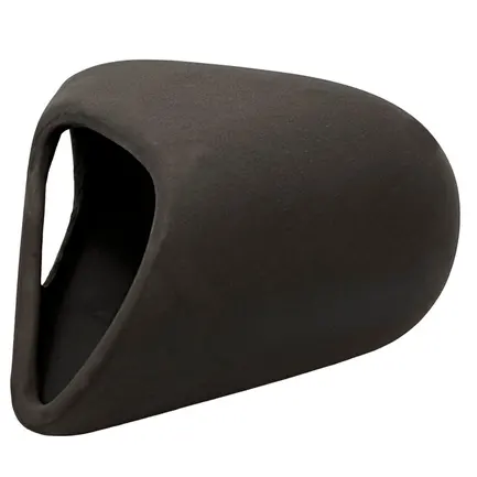 Декорація Hobby Wave Cave 2 dark 17x16x8,5 см - керамічне укриття для риб і креветок в акваріумі (41656): додаткове фото 5