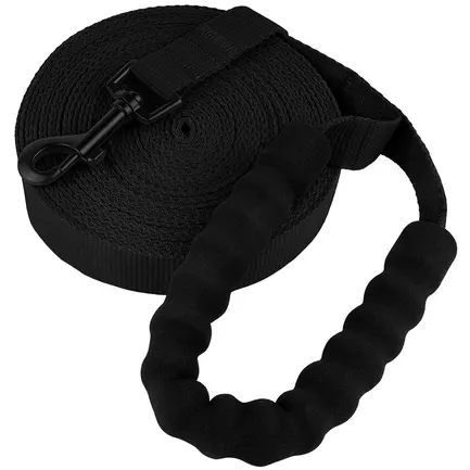 Повідець для Собак Bronzedog Active Нейлоновий з М'якою Ручкою Чорний L: додаткове фото 3