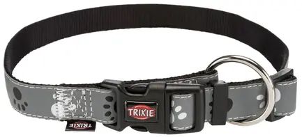 Нашийник Trixie Silver Reflect для собак, світловідбиваючий, M-L: 35-55 см/20 мм, сірий