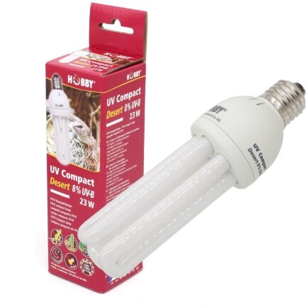 Люмінесцентна лампа Hobby UV Compact Desert 8% UV-B, 23 W (37335)